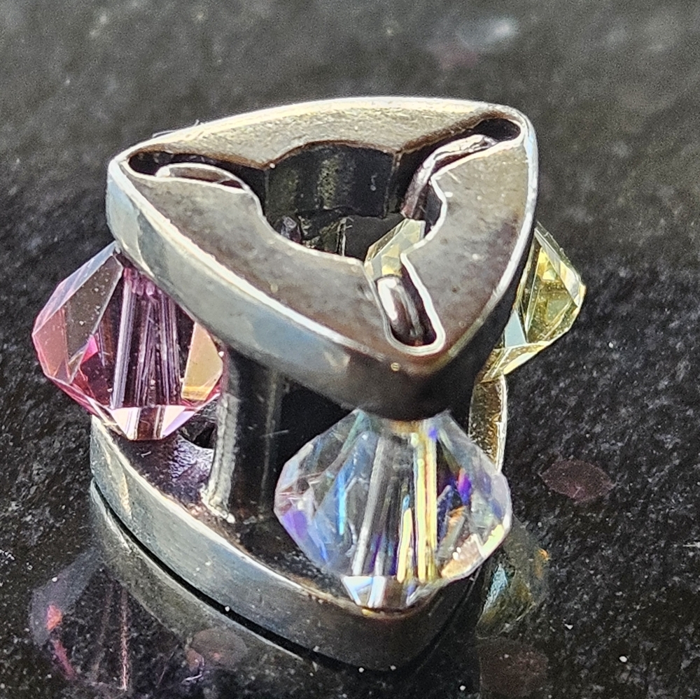 Retired Trollbeads Sterling Summer Jewel Big Bead TAGBE-00005